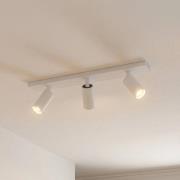 Arcchio plafondspot Brinja Slim, wit, 3-lamps, GU10 MR11