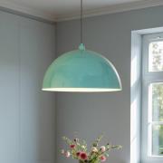 Hanglamp Kure, turquoise, metaal, Ø 60 cm, E27