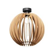 Plafondlamp Clay, Ø 40 cm, berkenmultiplex, E27