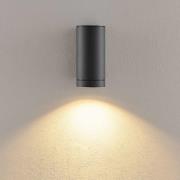 Buitenwandlamp ShoreLine Pro Round, donkergrijs, GU10