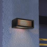 Buitenwandlamp Rilongo afgeschermd, up/down, aluminium, donkergrijs