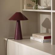 Globen Lighting tafellamp Cannes, rood, metaal, hoogte 40 cm