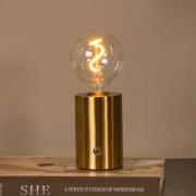 Accu-tafellamp Vivo, messingkleurig, hoogte 22 cm, metaal