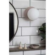 Globen Lighting wandlamp ART DECO, wit/wit, Ø 16 cm, IP44