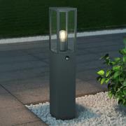 Sensor-tuinpadverlichting GARONNE, antraciet, hoogte 80 cm, metaal IP4...