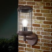 Buitenwandlamp TANARO, roestkleurig, hoogte 33 cm, metaal IP44
