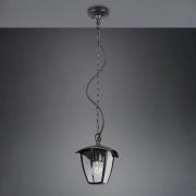 Buiten hanglamp VENTA, zwart, 17 x 17 cm, metaal, IP44