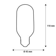 Segula LED Fire Flame Line E27 0,6W Tube rook 1800K decoratie