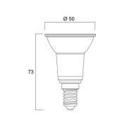 LED lamp RETRO, PAR16, E14, 3,6 W, 830, 345 lm, 36°