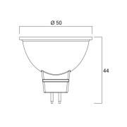LED lamp SUPERIA RETRO GU5.3 MR16 6 W 840 621 lm 36°