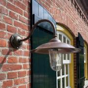 Buitenwandlamp Vienna I, koper, Ø 35 cm, IP44