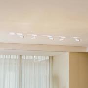 Railsystem 48V Lumaro, spots, 5-lamps, wit, Ø 4cm, CCT