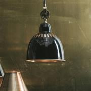 PR Home Cleveland hanglamp, Ø 23 cm, zwart/messing