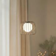 Hanglamp Ladore Ø 27 cm, zwart-chroom