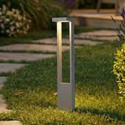 Lindby LED tuinpadverlichting Lonete, grijs, hoogte 65 cm, IP65