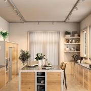 3-fasen railsysteem spot Can, zilver, aluminium, GU10, draaibaar gemon...