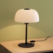 Tafellamp Solo 2, matglas/zwart
