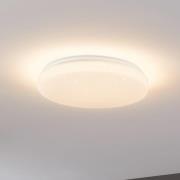 Plafondlamp Sandbach in zwart en messing