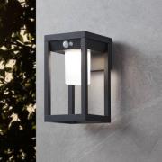 Solar-LED buitenwandlamp Martano met sensor