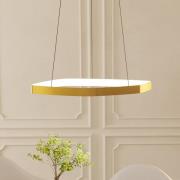 Vallerosa LED hanglamp in messing