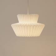 Lindby hanglamp Magali, wit, papier, Ø 45 cm, E27