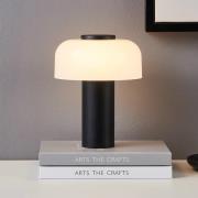 LED tafellamp Ponente, Ø 16 cm, zwart/wit, CCT