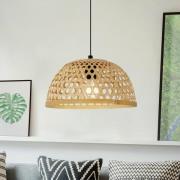Hanglamp Claverdon, Ø 37 cm, zwart/naturel, hout