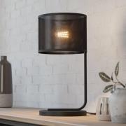 Manby tafellamp, hoogte 48,5 cm, zwart, staal