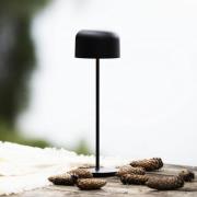 LED tafellamp Lille, hoogte 36 cm, zwart, IP54, USB