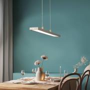 LED hanglamp Marlo, zandkleurig, lengte 90 cm, CCT, touchdimmer