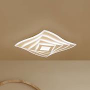 LED plafondlamp HERO, zandkleurig, 40x40 cm, afstandsbediening, CCT di...