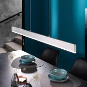 LED hanglamp Silvano, nikkel, lengte 115 cm, CCT, touchdim