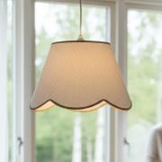 PR Home Hanglamp Nell, beige, Ø 35 cm, E27, stof