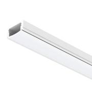 SLC LED strip profiel PRO A1, lengte 2 m, wit, hoogte 8 mm