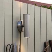 Globen Lighting wandlamp Hubble, staal, hoogte 21 cm, IP44