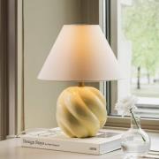 Globen Lighting tafellamp DAHLIA, beige/geel Hoogte 31 cm