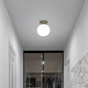 Plafondlamp Moonlight, zandkleurig, glas/metaal, 1-lamp