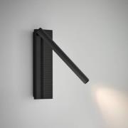 Bover LED wandlamp Arid A/02 zwart, aluminium, 2.700 K