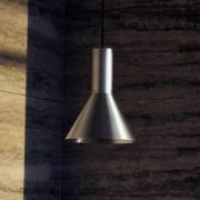 FRANDSEN Hanglamp Lyss, aluminiumkleurig, metaal, Ø 18 cm, E27