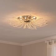 Plafondlamp Girasole in bloemvorm, 70 cm