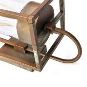 Buitenwandlamp Cubic³ 3362 messing antiek/helder