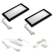 LED meubellamp Sky dimmer 2 per pak 3000K zwart