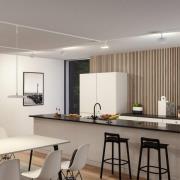 Paulmann URail LED hanglamp Hildor, signaalwit, 4.000K