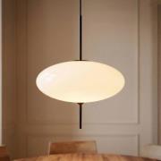 Lindby hanglamp Hikari, Ø 30 cm, wit, glas, E14