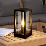 Buitenwandlamp Cascinetta, breedte 15 cm, zwart, metaal