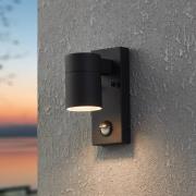 LED wandlamp Riga 5, antraciet, hoogte 16 cm, metaal