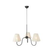 Hanglamp Veya, beige, linnen, Ø 90 cm, E14