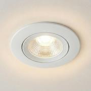 LED plafondinbouwspot Diled, Ø 8,5 cm, 6 W, 3.000 K, wit