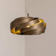 Vento hanglamp, koffiebruin, Ø 50 cm