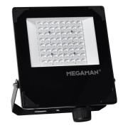 MEGAMAN LED-buitenspot Hugo, 50 W, 3000 K, IP66